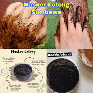 Masker Bedda Lotong Lulur Tradisional Sumbawa Bugis 100g