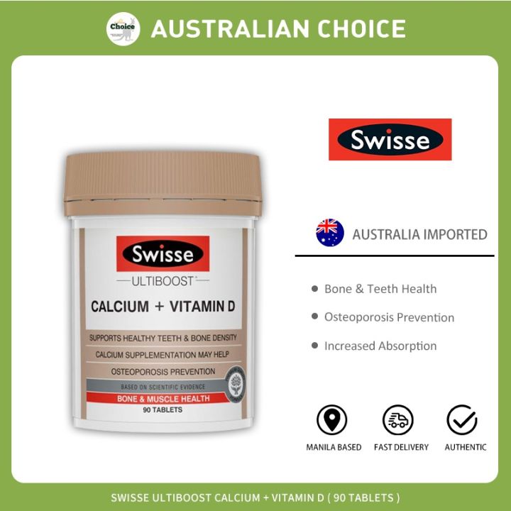 Swisse Calcium + Vitamin D 90 Tablets | Lazada PH