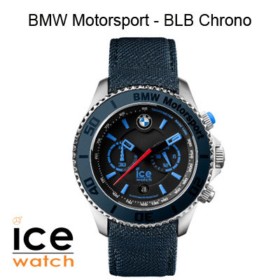 Ice Watch BMW Motorsport Chrono Steel Blue Light Blue Large 48mm Lazada Singapore