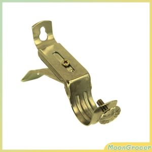M.G  Curtain Rod Brackets Rod Holders for 28mm Rod Silver/Gold Color Premium Iron Drapery Rod Bracket