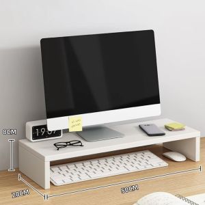 ขาตั้งจอคอม ชั้นวางคอม ที่วางจอคอมพิวเตอร์ ชั้นวางจอคอม ตู้เก็บของ ชั้นวาของ 3ชั้น 3สี