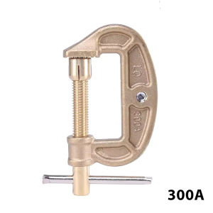 300A 500A G-shaped Ground Welding Earth Clamp Solid Brass Grounding Work Clamp Replacement