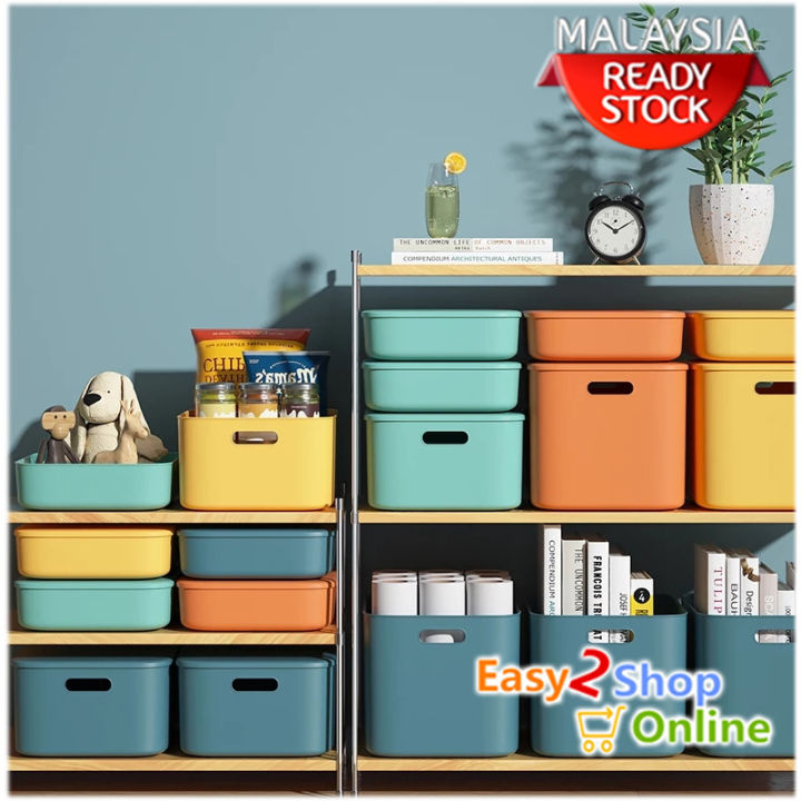 COLOGO 🥇 Ready stock Muji Storage Box With Lid Document Sundries