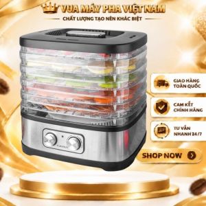 Máy Sấy Thực Phẩm 5 Khay Boss Kolax Công Nghệ Châu Âu (Đức) 240W Sấy Hoa Quả Thịt Khô Thảo Mộc Tại Nhà