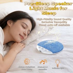Ultra-Thin Under Pillow Bluetooth Speaker HiFi Mini Audio Player Bluetooth 5.4 Sleep Speaker for Better Sleep
