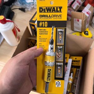 Dewalt 2 in 1 Countersink Wood Drill Bit #6 #8 #10 Drill Flip Drive Complete Unit DW2700 DW2701 DW2702