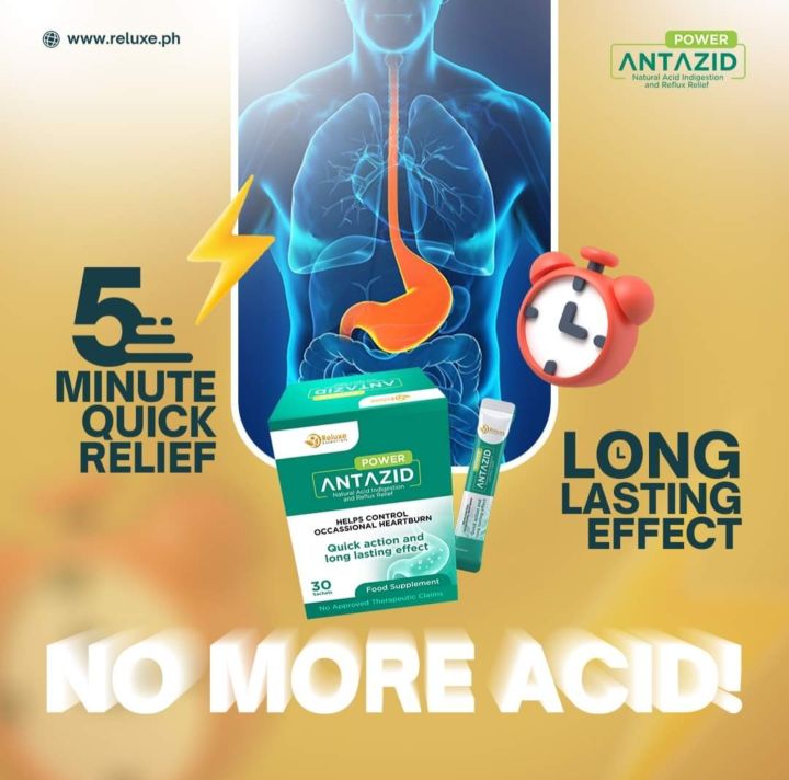 POWER ANTAZID | Natural Acid Indigestion and Reflux Relief | Anti GERD ...