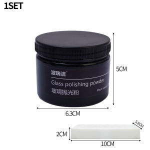 【WOKEN】30/80g Cerium Oxide Glass Polishing Powder Professional Car Glass Composite Polishing To Remove Oil Film Scratches Clear Vision Car Glass Cleaner