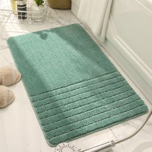 Soft Floor Mat Bathroom Mat Thicken Doorway Hallway Doormat Non Slip Absorbent Carpet for Living Room/Bedroom/Bathroom/Kitchen
