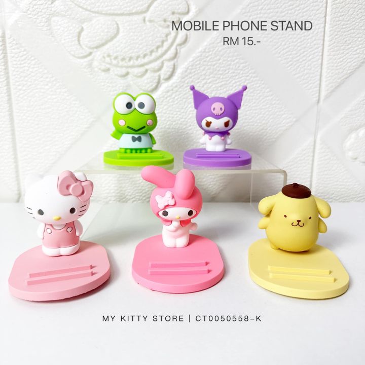 Hello Kitty My Melody Desktop Mobile Phone Stand Kuromi