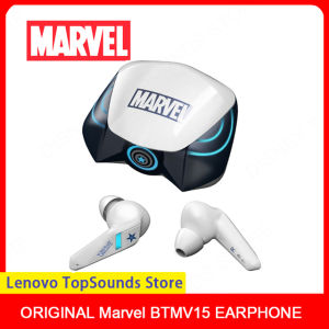 Marvel BTMV15 TWS Wireless Bluetooth Earphone BT5.0 Sports Gaming Earphone Noise Cancelling Waterproof Bluetooth Ear Phone With Mic Support Call Video IOS Android Universal