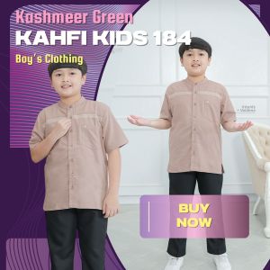 BAJU STELAN ANAK ETHICA KAHFI KIDS 184 KASHMEER GREEN / BAJU KOKO STELAN ANAK COWOK LAKI