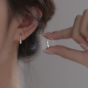 Fashion Irregular Stud Earrings For Women Girls Silver Color Geometric Minimalist Ear Accessories Jewelry