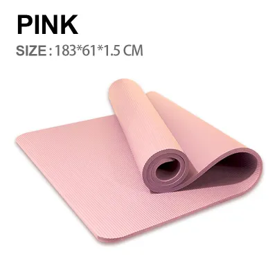 10/15/20MM NBR/TPE Yoga Mat Soft High Density ​EXTRA THICK yoga mat Anti slip exercise mat workout mat 183CM