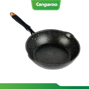 [Xả kho] Chảo nhôm chống dính sâu lòng vân đá Kangaroo KG662 - Hàng chính hãng