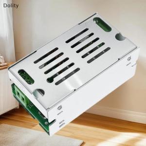 🎁【Special price】Dolity 1ชิ้น6V-55V 10A ปรับแรงดันไฟฟ้าที่ชาร์จโมดูลแหล่งจ่ายไฟพร้อมกล่องเคสอลูมิเนียม200W สูงสุด DC-DC บูสต์คอนเวอร์เตอร์
