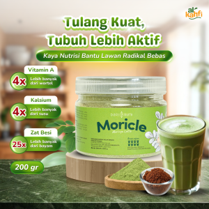 Moricle Minuman Daun Kelor Anti Pahit Dari Bumi - Moringa Latte Kaya Manfaat Rendah Gula