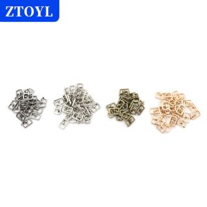 [COD]🔥🔥🔥ZTOYL 10pcs 4.5mm mini doll buttons ultra-small Tri-glide buckle doll belt buckle
