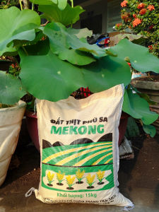 Đất Thịt Phù Sa Mekong loại 15kg Trồng Sen Súng Hoa Cảnh
