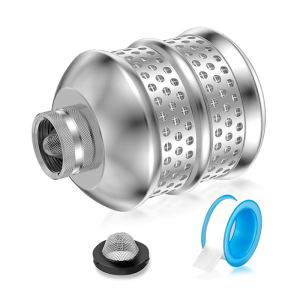 Rustproof Aluminum Bubbler Sprinkler Head 3/4 Inch Thread With 40 Inch Hose Tape for Garden Flowers Shrubs Irrigation