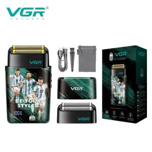 VGR V-309 Professional Shaver Mens Beard Trimmer Double Blade Cordless Shaver Portable Facial Trimmer