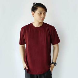 Kaospolos - Kaos Distro Polos Pria Katun Twist | Crew Neck Basic Simple Casual