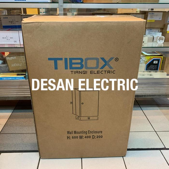 TIBOX SHEET STEEL BOX PANEL BESI SIZE 600X400X200 MM TYPE T-6040/20 ...