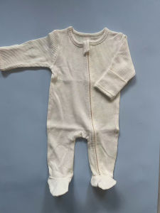 Baby Long Sleeve Zip Romper Autumn Winter Infant Crawling Jumpsuit Newborn Onesie Sleepwear