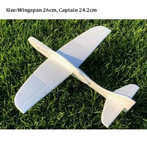 YIYIUR White Blank Foam Board Airplane Glider Model DIY Toys Lightweight Outdoor Flying Throwing Plane Plastic Foam Hand Gliders Planes