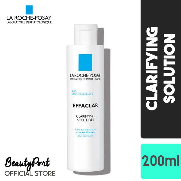 La RochePosay Effaclar Clarifying Solution Facial Toner for Acne Prone