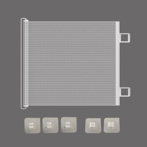 Pet Fence Retractable Mesh Gate Adjustable Room Divider Dog Cat Barrier Indoor Pet Safety Guard