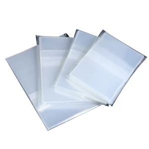 50pcs Bar chirp protection bag Badge storage bag HD transparent 吧唧保护袋 自粘套 高清透明
