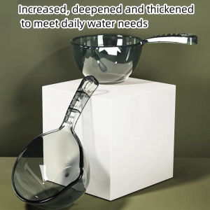 Minimalist Water Dipper Clear Tabo Aesthetic Transparent Scooper Bathroom Toilet Dip Buckets Buckets Water Scoop