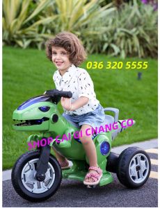 XE MÁY ĐIỆN KHỦNG LONG CHO BÉ HÀNG CAO CẤP XUẤT KHẨU CHÂU ÂU