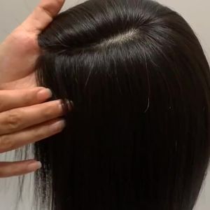 30/45cm 100% Human Hair Wigs For Women Short Wig Hair Modern Style Full Machine Wig Fashion Type For Female