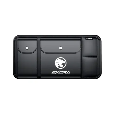 Proton Car Sun Visor Storage Bag Multi Function Glasses Clip Sunshade Partition Organizer For X50 Saga Persona X70 Iriz Exora X90 S70 Wira Waja Ertiga Preve Satria