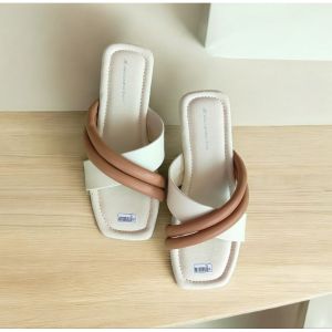 ALANA -Sendal Teplek Silang Wanita Hanna Anti Slip Kekinian Sandal Korea