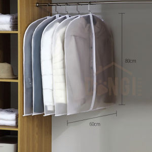 Jas Baju Gaun Anti Air Pelindung Pakaian Jas Gaun Baju Cover Gantungan Baju Jas Gaun Anti Debu