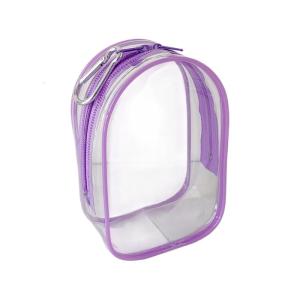 Clear View Cotton Plush Organizer Bag Friendly PVC Clear Hanging Organizer Portable Collectible Doll Case