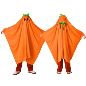 Halloween Ghost Pumpkin Black Cat Cosplay Costume Cute Long Robe Outfit for Halloween Party Role Play Dress Up Adults Boys Girls2026