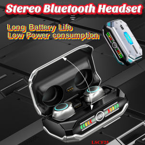 M43 earbuds Gaming Earbud With Special Gaming Mod ENC Bluetooth 5.3 Earbuds Earphones Touch Control LED