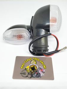 lampu sein riting set depan belakang model vixion old