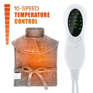60*90cm Electric Heating Pad for Neck Back Pain Relief Shoulder Shawl Wrap Pain Relief Heated Therapy Winter Thermal Blanket