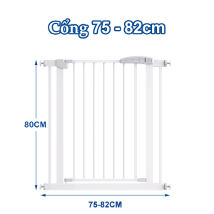 BEIGE Thanh Chắn Cửa An Toàn Cho Bé: Không Cần Khoan Lỗ Trên Tường Nhiều Kích Cỡ Phù Hợp