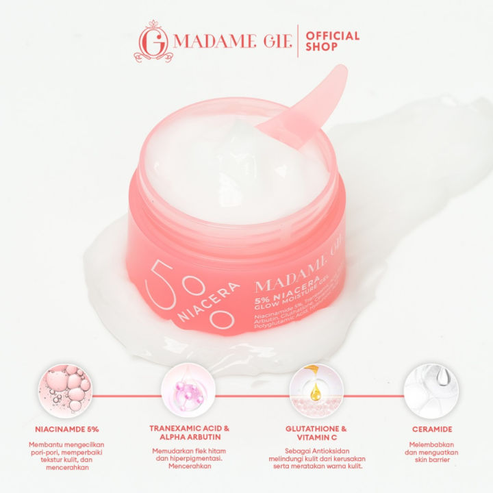 MADAME%20GIE%205%25%20Niacera%20Moisturizer%20Gel%20Cream%20Glow%20Moisture%20with%202X%20Brightening%20Agent%20and%204X%20Hydration%20Skin%20Barrier%20Face%20Care%20-%2030g%20-%20Image%203