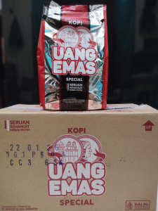 KOPI UANG EMAS 1KG ( 1 DOS / 5PCS )