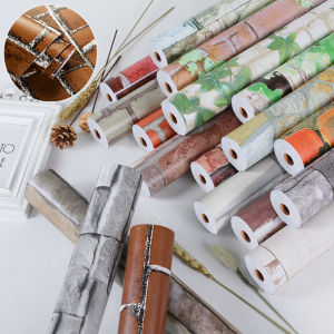 45cm x 10m Brick Wallpaper / Kertas Dinding Bata / Wall Sticker Grey Brick Brown Brick Wallpaper White Brick Black