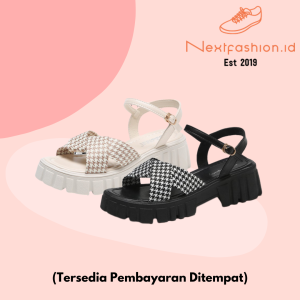 Sepatu Sandal Wedges Wanita Premium S-13 nextfashion
