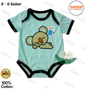 BAYIe - Baju Bayi Romper/Jumper/Jumpsuit Segitiga WARNA MOMS GIFT usia 0 - 6 bulan 100% katun SNI KD-N29/baju bayi new born