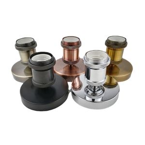 ZEEMIN Vintage E27 Lamp Base Socket Retro Surface Mounted Loft Industrial Lampholder Ceiling Lamp Living Room Home Indoor Rail Lighting